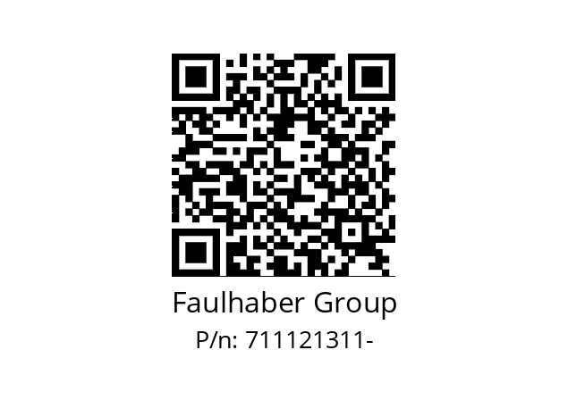   Faulhaber Group 711121311-