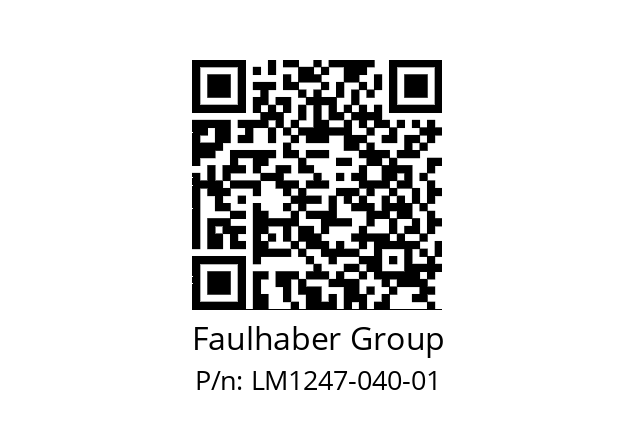   Faulhaber Group LM1247-040-01