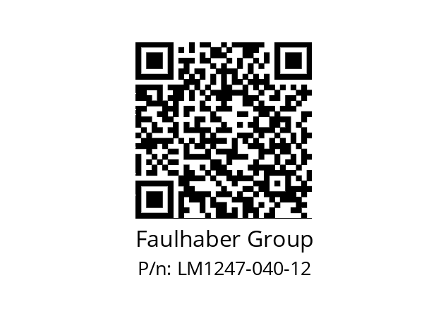   Faulhaber Group LM1247-040-12