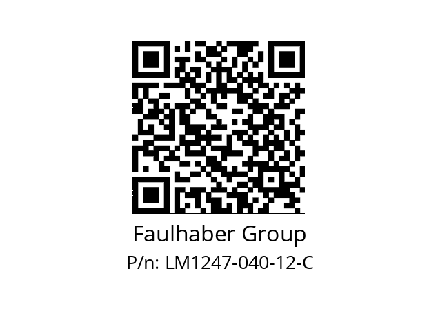   Faulhaber Group LM1247-040-12-C