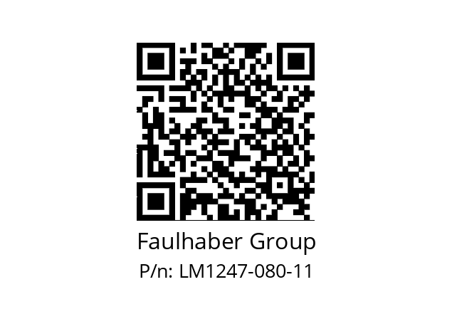   Faulhaber Group LM1247-080-11