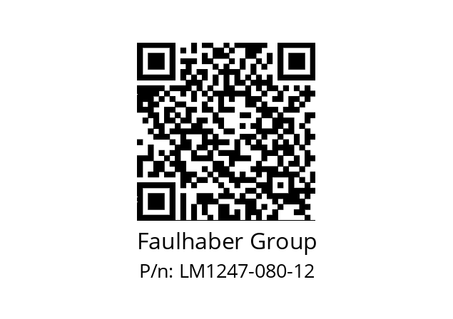   Faulhaber Group LM1247-080-12