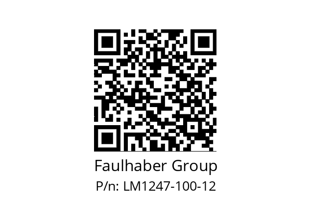   Faulhaber Group LM1247-100-12