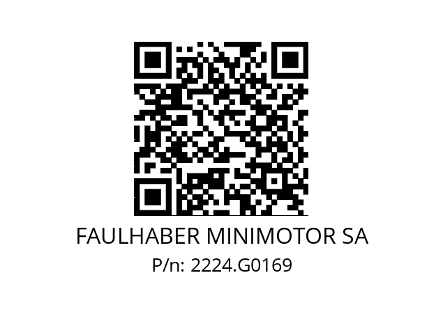   FAULHABER MINIMOTOR SA 2224.G0169