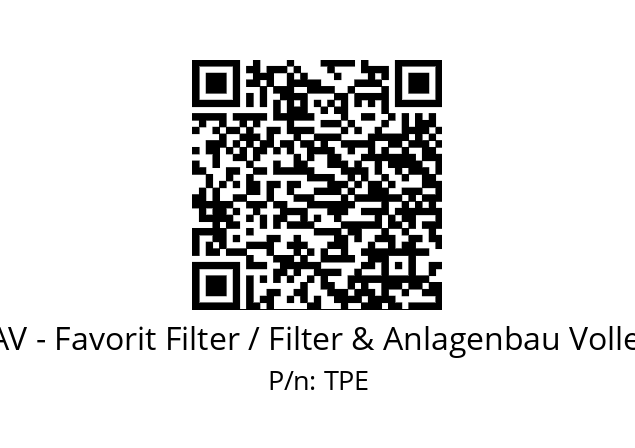   FAV - Favorit Filter / Filter & Anlagenbau Vollert TPE