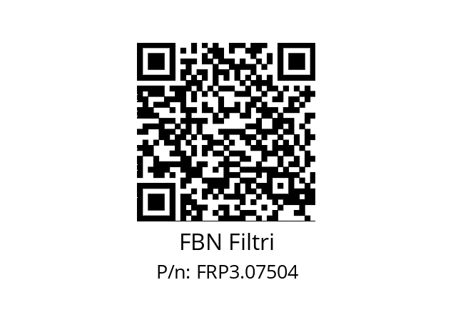   FBN Filtri FRP3.07504