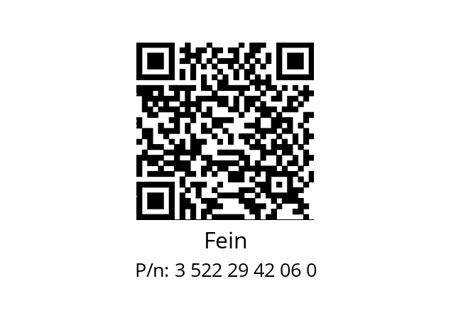   Fein 3 522 29 42 06 0