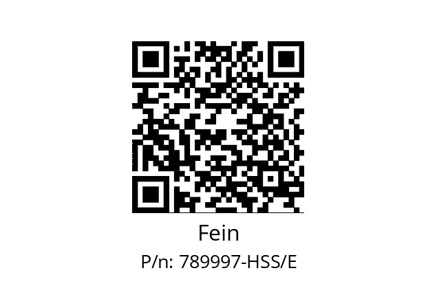   Fein 789997-HSS/E