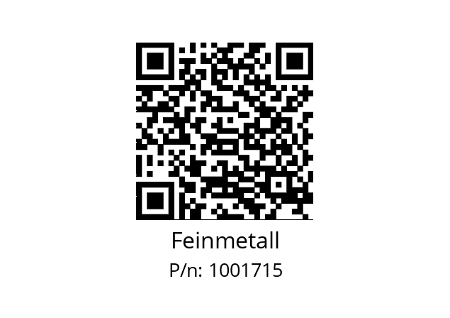   Feinmetall 1001715