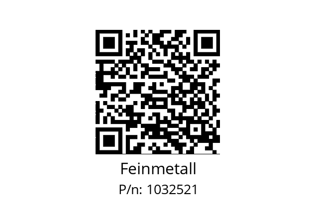   Feinmetall 1032521