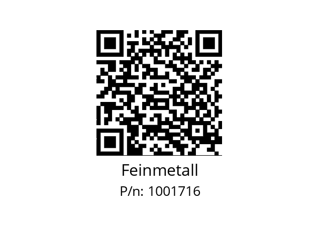   Feinmetall 1001716