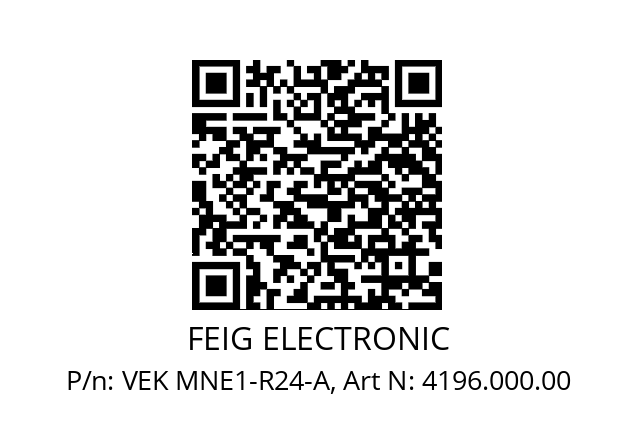   FEIG ELECTRONIC VEK MNE1-R24-A, Art N: 4196.000.00