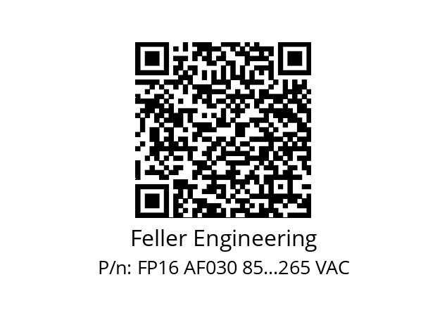   Feller Engineering FP16 AF030 85...265 VAC