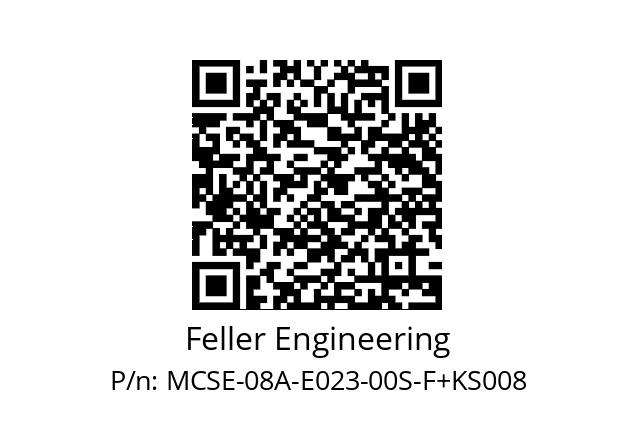   Feller Engineering MCSE-08A-E023-00S-F+KS008