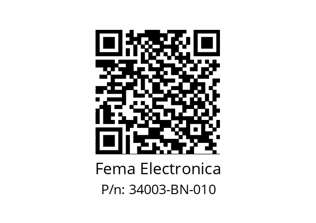   Fema Electronica 34003-BN-010