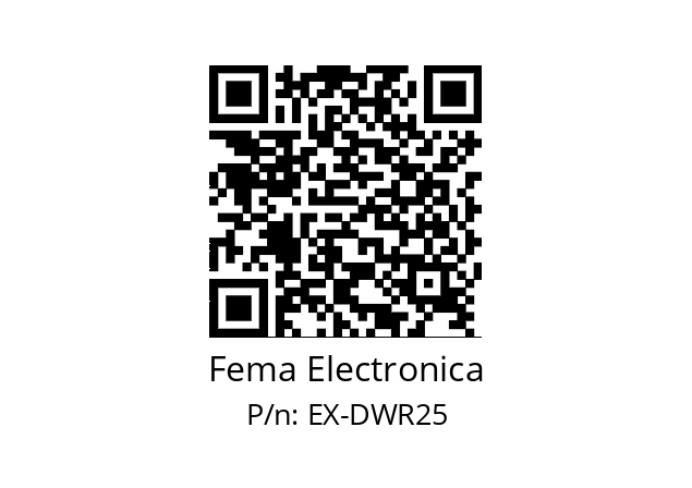   Fema Electronica EX-DWR25