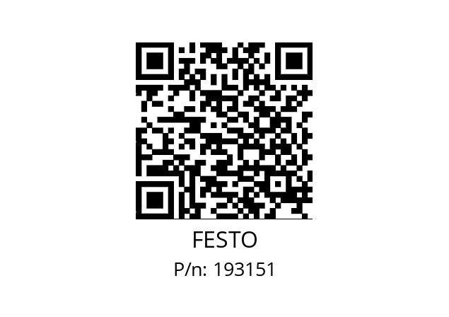   FESTO 193151