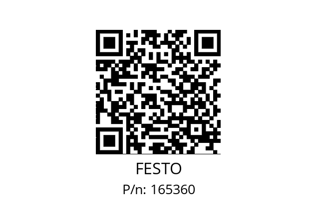   FESTO 165360