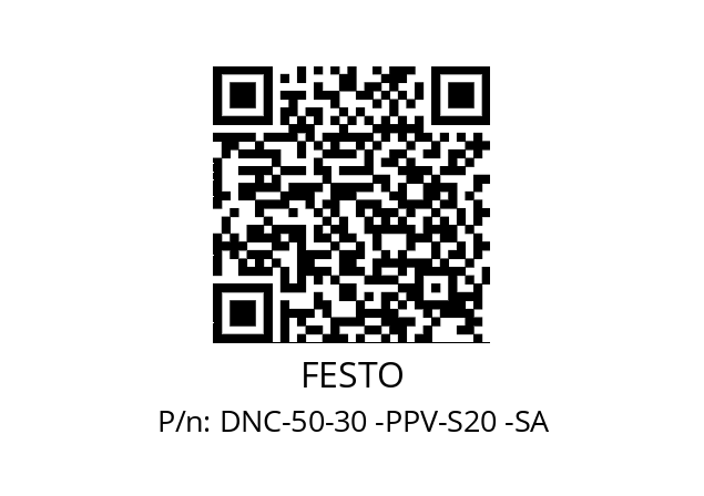   FESTO DNC-50-30 -PPV-S20 -SA