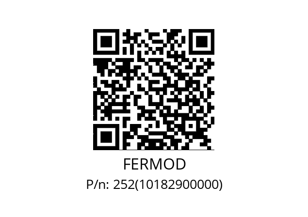   FERMOD 252(10182900000)