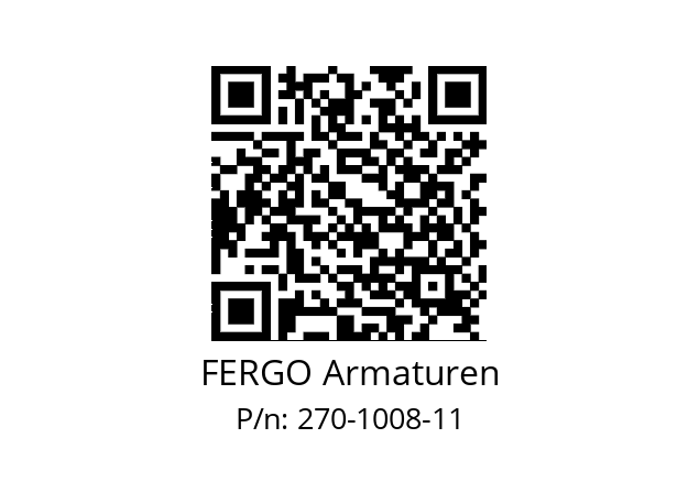   FERGO Armaturen 270-1008-11