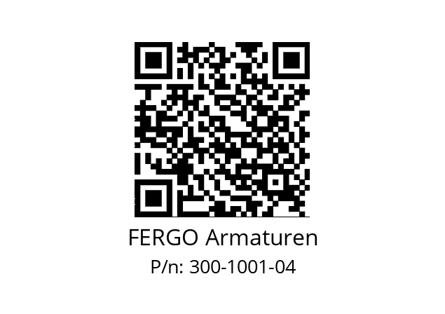   FERGO Armaturen 300-1001-04