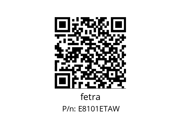   fetra E8101ETAW