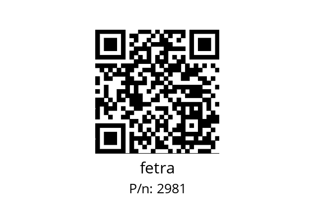   fetra 2981