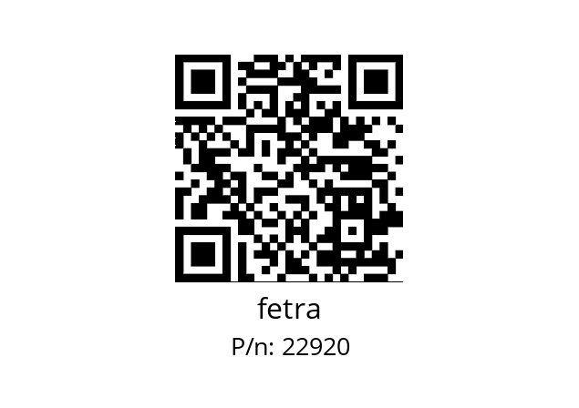   fetra 22920