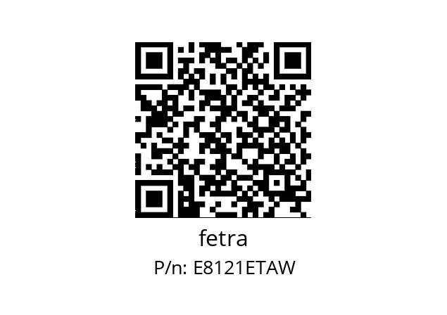   fetra E8121ETAW