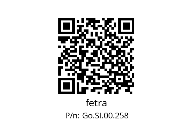   fetra Go.SI.00.258