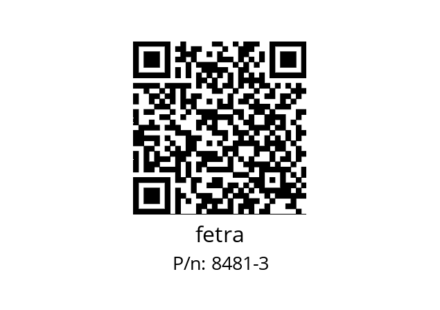   fetra 8481-3