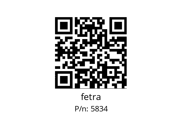   fetra 5834