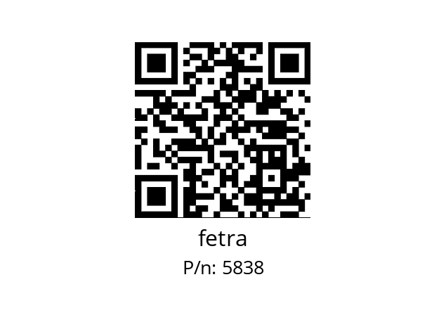   fetra 5838