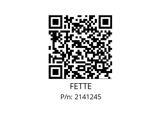   FETTE 2141245