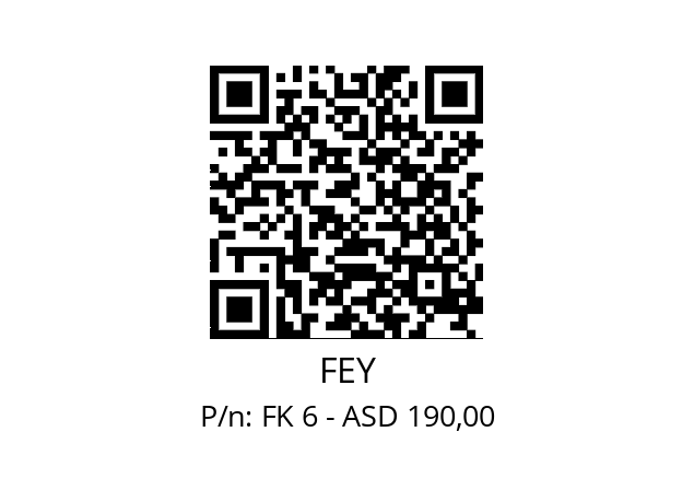   FEY FK 6 - ASD 190,00