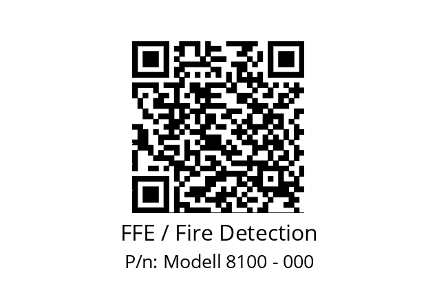   FFE / Fire Detection Modell 8100 - 000