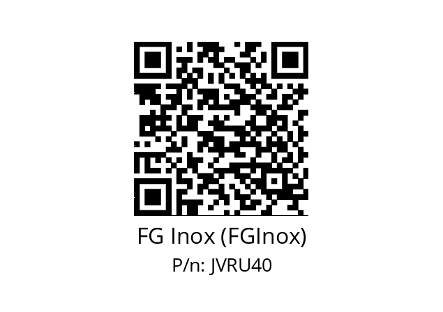   FG Inox (FGInox) JVRU40