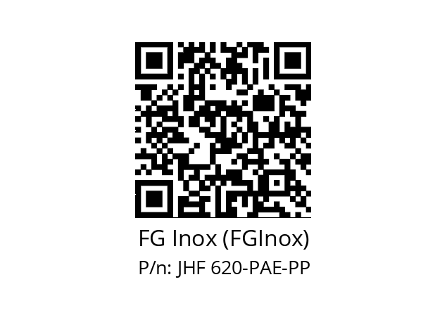   FG Inox (FGInox) JHF 620-PAE-PP