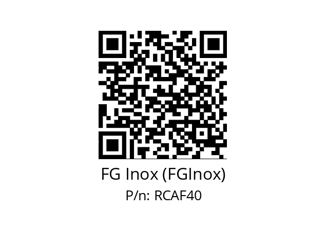   FG Inox (FGInox) RCAF40