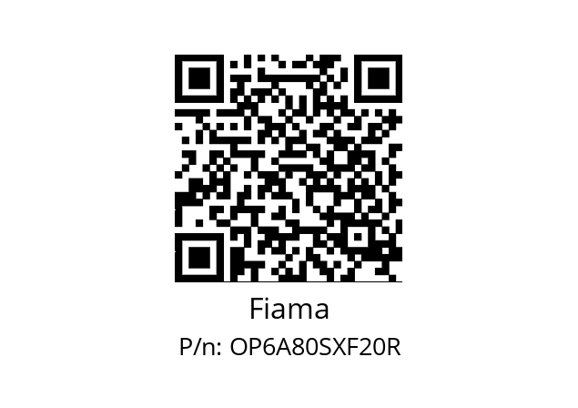   Fiama OP6A80SXF20R