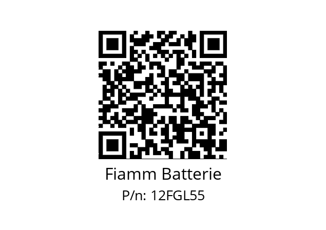   Fiamm Batterie 12FGL55