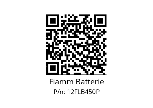   Fiamm Batterie 12FLB450P