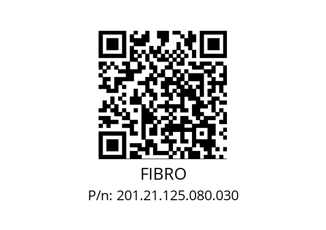   FIBRO 201.21.125.080.030