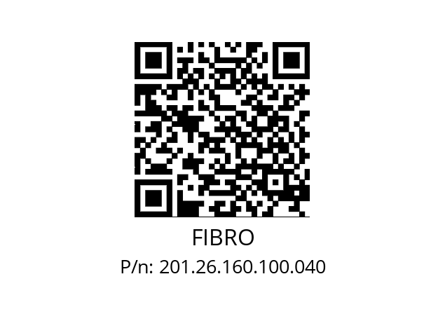   FIBRO 201.26.160.100.040