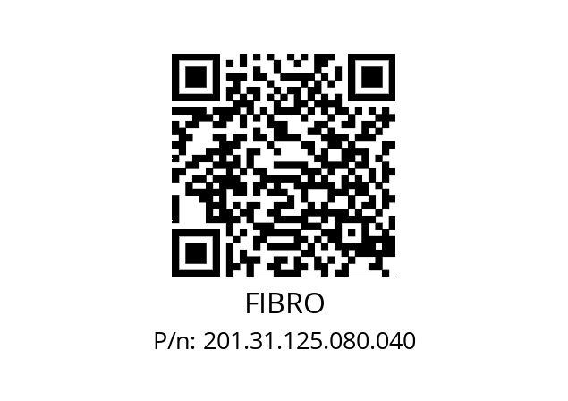   FIBRO 201.31.125.080.040