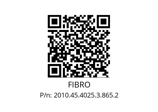   FIBRO 2010.45.4025.3.865.2