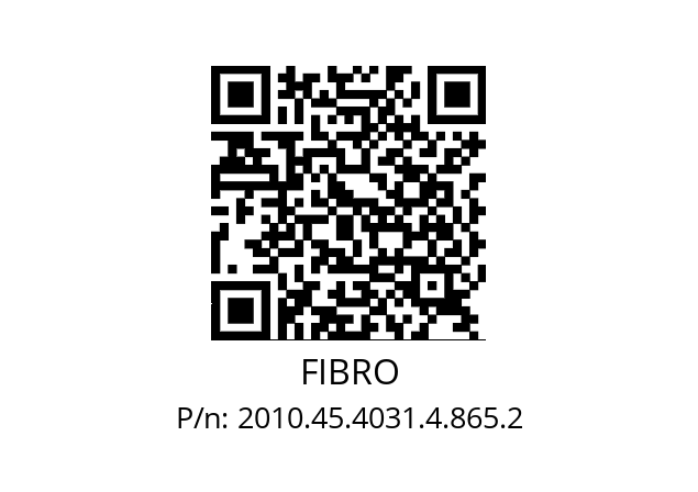   FIBRO 2010.45.4031.4.865.2