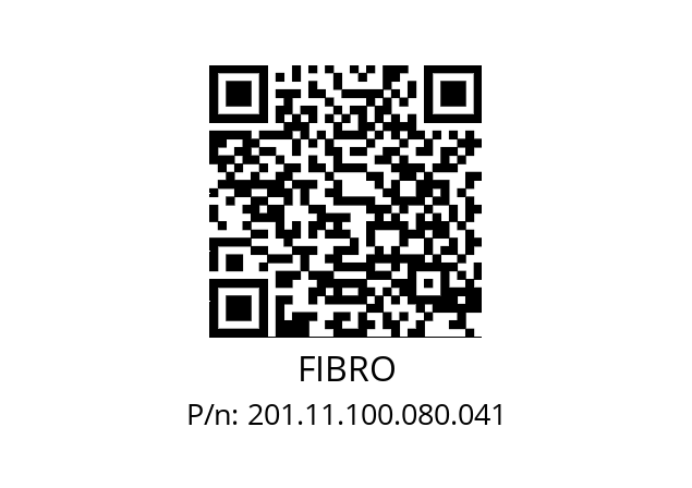   FIBRO 201.11.100.080.041