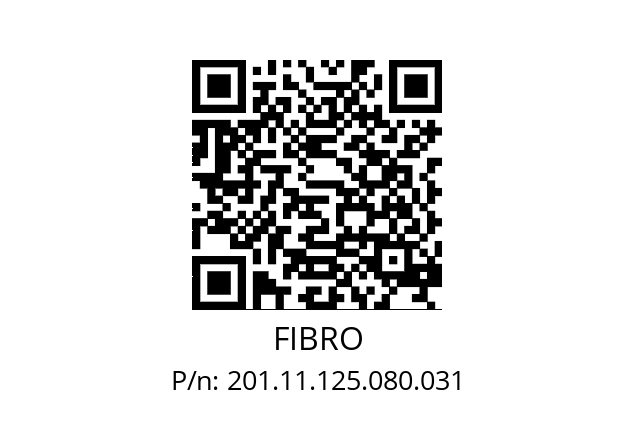   FIBRO 201.11.125.080.031